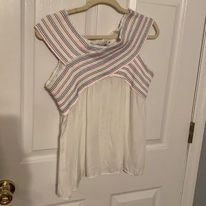 Do+Be cross crossed halter top